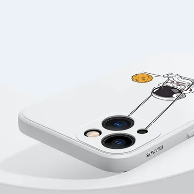 Creative Lens Cartoon Astronaut Phone Case
