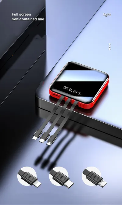 Power Bank With Data Cable