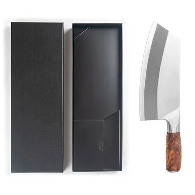 Household Wooden Handle Slicing Stainless Steel Kitchen Knife Chef's Special Tool