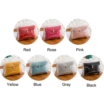 Ladies transparent one-shoulder diagonal bag