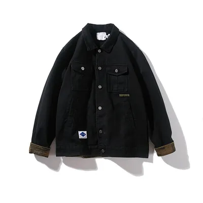 Loose Trendy Baseball Uniform Unisex All Match Casual Jacket Mens Top