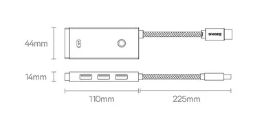 USB To USB30 Four-port Expansion Dock Hub Converter Typec Adapter Expansion Dock