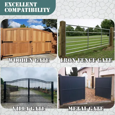 8 Inch Spring Loaded Gate Caster Heavy Duty Gate Wheel For Metal Gates Wooden Gates