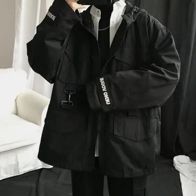 Loose Sporty Hooded Overalls Stylish Handsome And Casual