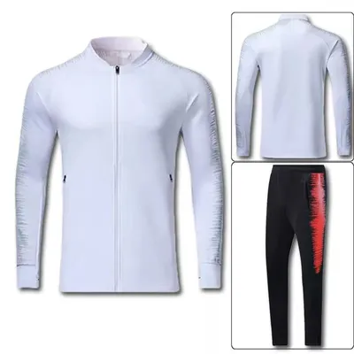 Stand collar long sleeve casual running sports suit