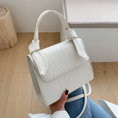 Stone pattern shoulder bag