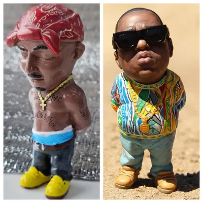 Hip-hop Legend Commemorative Character Resin Craft Decoration Home Living Room