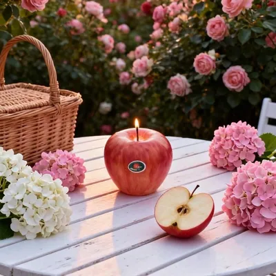 شموع معطرة مستوحاة من الفاكهة، على شكل فاكهة، تصميم إبداعي، إكسسوار منزلي لطيف، مثالية لإضافة لمسة فريدة إلى مساحة معيشتك.