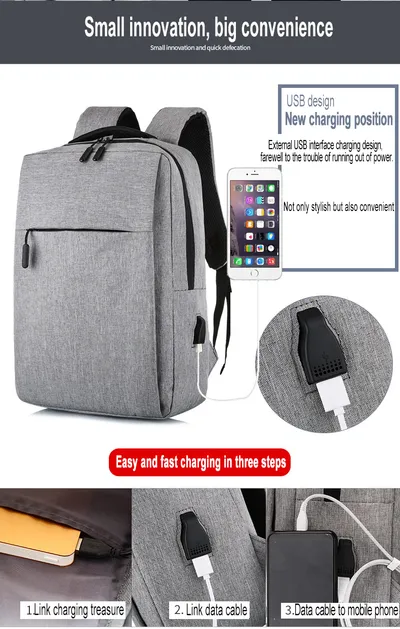 New Laptop Usb Backpack School Bag Rucksack Anti Theft Men Backbag Travel Daypacks Male Leisure Backpack Mochila Women Gril