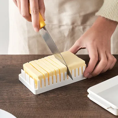 Butter Storage Box Slitting Storage Cheese Box Fresh-keeping Box
