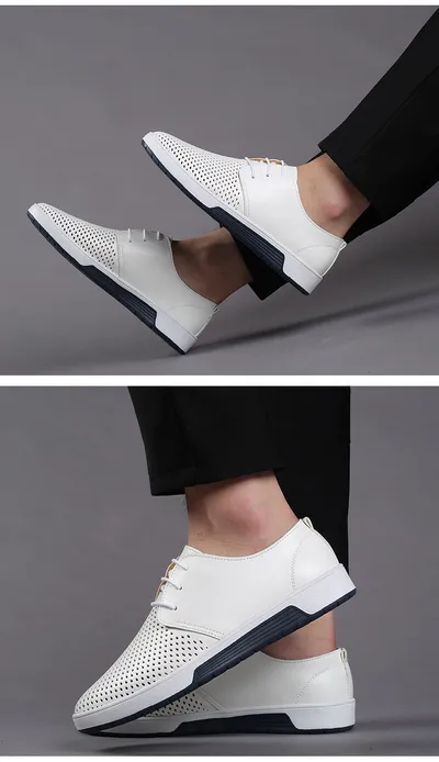 Leather Shoes Men's Business Formal Workwear Shoes Black Trendy Soft Shoes