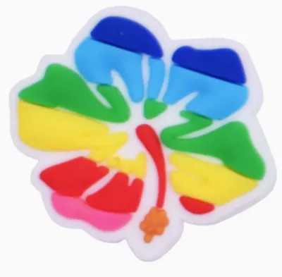 Hole Shoes Flower Shoe Buckle Plant Series Two Cards