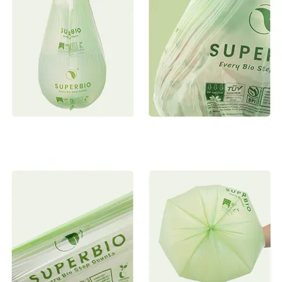 Household Fully Biodegradable Compostable Packaging Bags