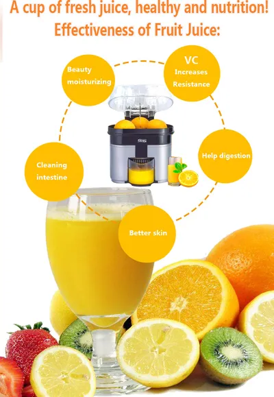 Two packed orange juice extractors