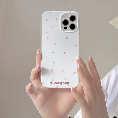 Simple Wave Dot Letter Phone Case