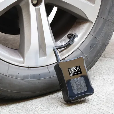 1Pc 150PSI Cordless Tire Inflator Digital Air Compressor With LED Light Emergency Power Bank For Cars Motorcycles Bicycles Balls