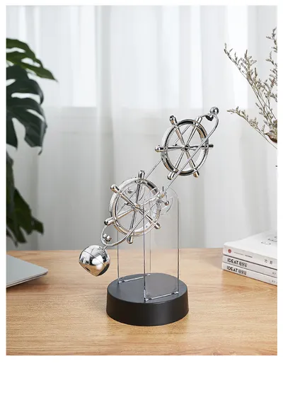 Creative Personality Newton Pendulum Permanent Motion Instrument Studio Shelf Decoration Nordic TV Cabinet Decoration Crafts