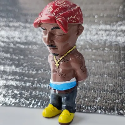 Hip-hop Legend Commemorative Character Resin Craft Decoration Home Living Room
