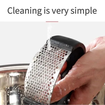 Stainless Steel Garlic Masher Garlic Press Household Manual Curve Fruit Vegetable Tools Kitchen Gadgets