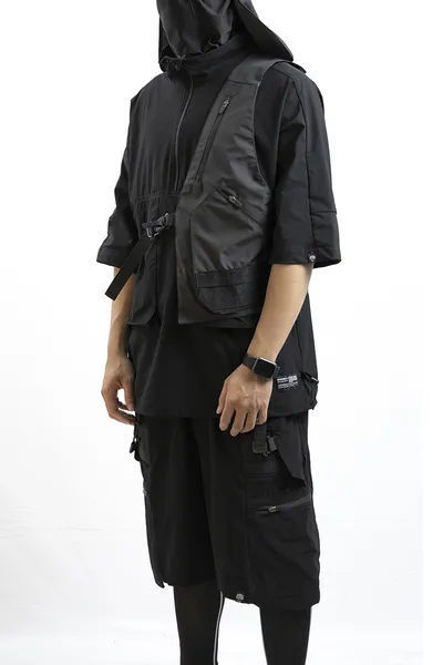 Men's Sleeveless Tactical Half Body Vest Vest Jacket