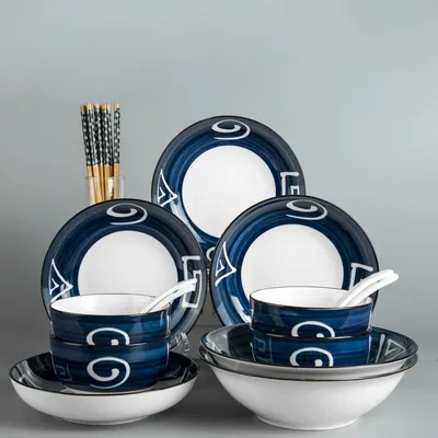Ceramic Japanese Style Set Household Gift