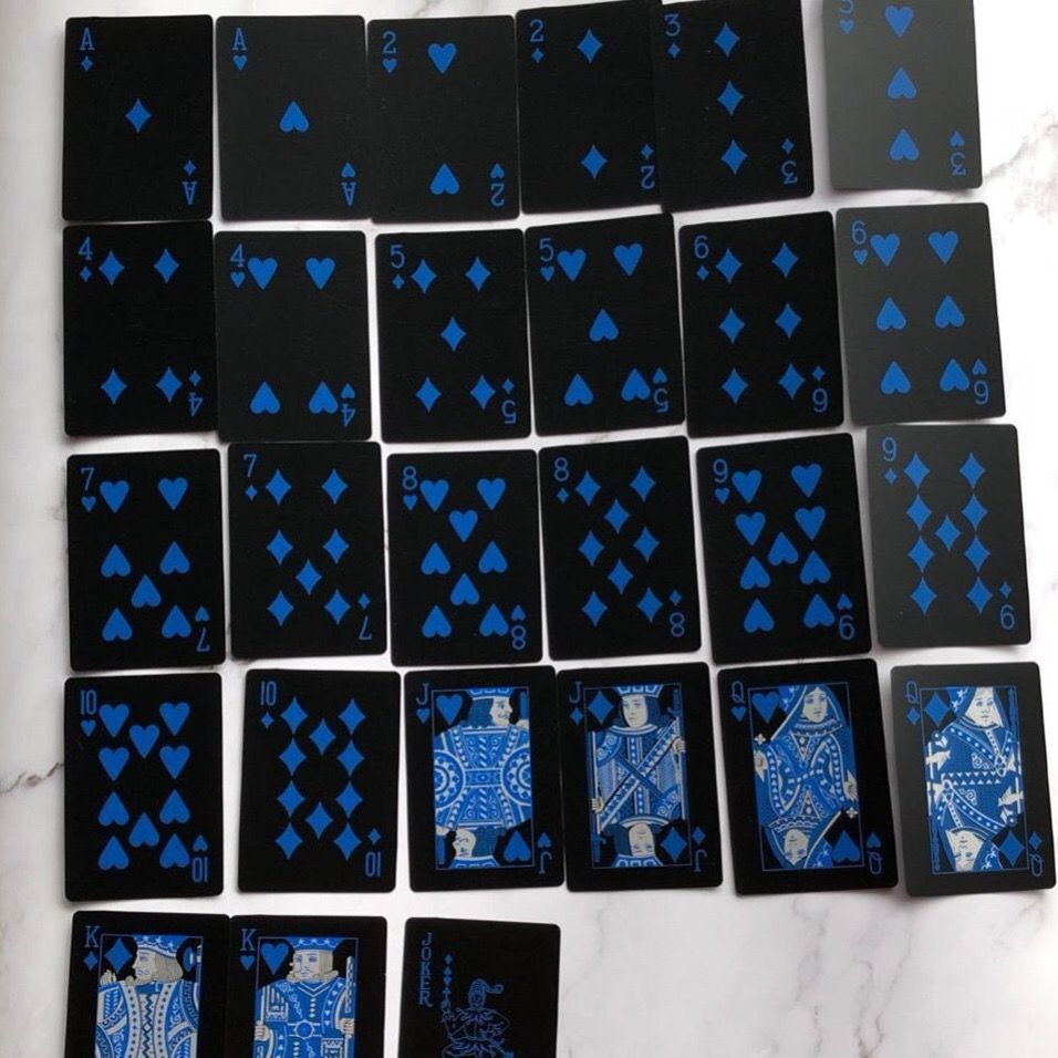PVC waterproof poker