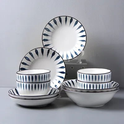 Ceramic Japanese Style Set Household Gift