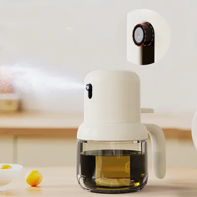 Kitchen Press Atomizing Oil Spray Kettle Fuel Injection Bottle Oil Vinegar Cooking Oil Spray Bottle BBQ Tool Seasoning Bottle