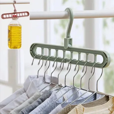 9-hole Clothes Hanger Organizer Space Saving Hanger