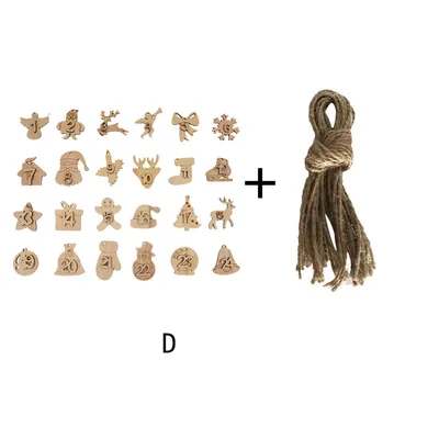 Digital Tag Holiday Gift Packaging Hollow Carving Listing Crafts Wood Decoration