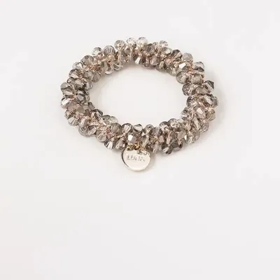 Ladies crystal imitation pearl hair rope