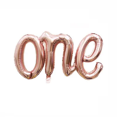 Decorated with letter aluminum foil balloon