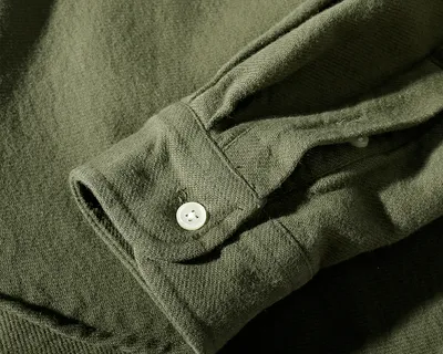 Loose Shirt Men's Trend Thickening Heavy Retro Pocket