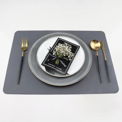 Home High-grade Leather Placemat