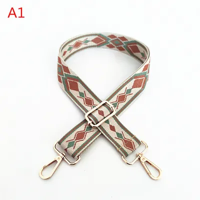 Ethnic Style Replacement Webbing One-shoulder Diagonal Bag Strap