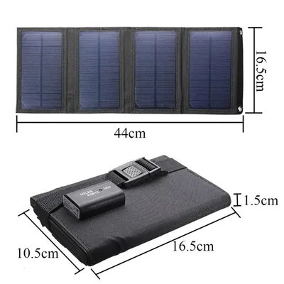 Solar folding bag