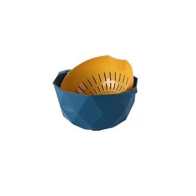 Double-layer Washing Fruit Plate Sink With Handle
