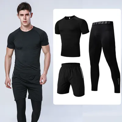 Summer three-piece casual sports suit