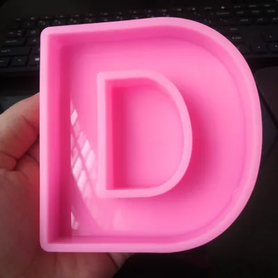 26 English Letters Silicone Resin Craft Chocolate Cake Mold