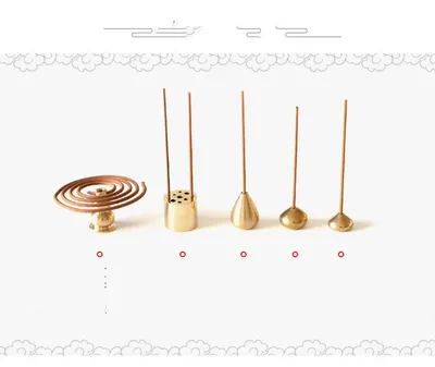 Pure Copper Gourd Incense Holder Buddhist Supplies Incense And Road Supplies