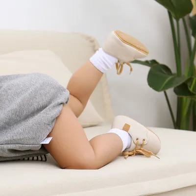 Small Leather Shoes Spring And Autumn Style Baby Walking Shoes