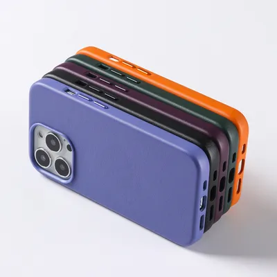 Magnetic Leather Phone Case Protective Cover