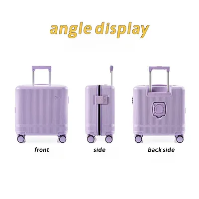 New Fashionable 16 Inch Luggage Case With TSA Customs Lock, 360 Universal Wheel Pull Rod Box, Luggage Universal Wheel Password Box