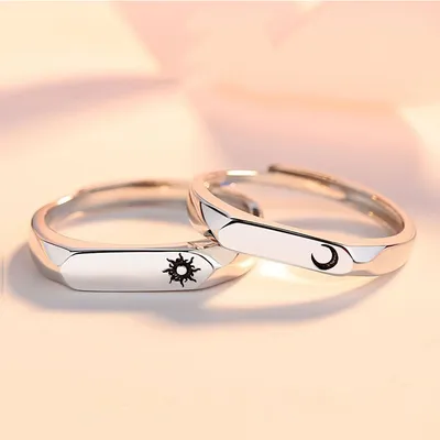 Simple And Adjustable Couple Ring Magnetic Ring