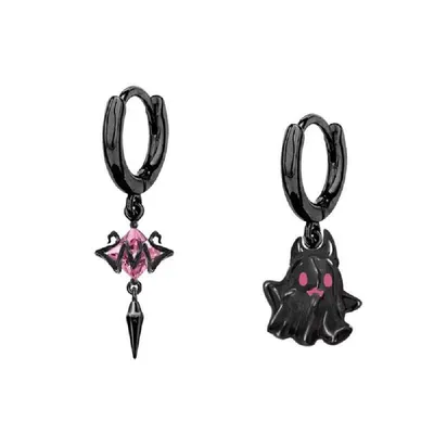 Black And White Ghost Earrings