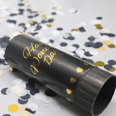 Wedding Birthday Party Supplies Paper Hand-twisted Firework Tube
