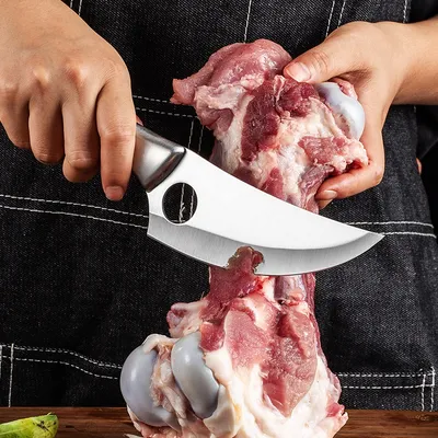 Stainless Steel Chef's Kitchen Household Deboning And Meat Cutting Small Scimitar