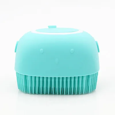 Pet silicone massage bath brush