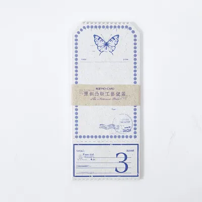Retro Tearable Message Note Book Letterpress Craft Note Paper