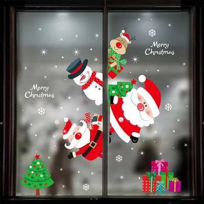 Door shop window sticker